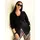 Heine Strickjacke Langarm Feinstrick Schwarz 50