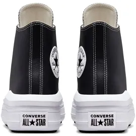 Converse Chuck Taylor All Star Move Platform Leather Damen, Black/White/White EU 38 - 38 EU