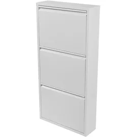 [en.casa] Sokndal 50 x 104 x 15 cm weiß / weiß