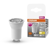 Osram LED SPOT PAR11 35 LED-Reflektorlampe, Sockel GU10, 3W, 230lm, 2700K, warmweißes Licht, sehr geringer Energieverbrauch, lange Lebensdauer, sofort 100% Licht, keine Aufwärmzeit