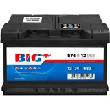 Autobatterie 12V 74Ah 680A BIG Starterbatterie 57412 statt 66Ah 70Ah 72Ah 75Ah