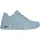 SKECHERS Uno Damen Weite M Blau/Grau 35