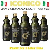 ICONICO INTENSIV 100% Italiano Natives Olivenöl EXTRA aus Apulien - 5x1 Liter
