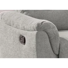 Jockenhöfer Couch Polyester 3-Sitzer Grau