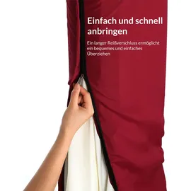 DEUBA Abdeckung für 3m Ampelschirm Polyester Rot