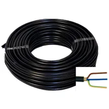 Kabel & Leitungen Emskabel Erdkabel NYY-J 3 x 2,5 mm2 25 m Schwarz
