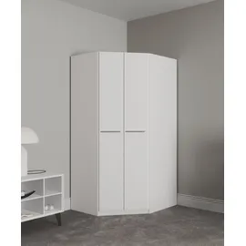Priess Eckkleiderschrank »Barcelona Kleiderschrank Ecklösung Raumwunder«, in 2 Tiefen Schrank Eckschrank Garderobe