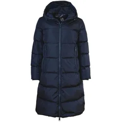 AX ARMANI EXCHANGE Damen Daunenmantel - Steppmantel, Reißverschluss, Kapuze, Echte Daunen Blau M