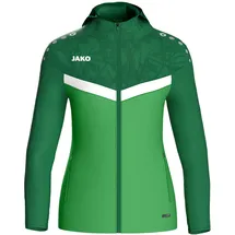 Jako Iconic Trainingsjacke mit Kapuze Damen 222 soft green/sportgrün 42