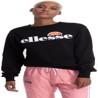 Ellesse Agata Sweatshirt Agata, Schwarz (Anthracite), 38 (Herstellergröße: 10)