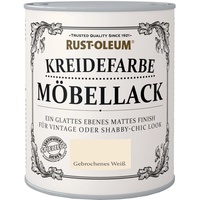 Rust-Oleum Kreidefarbe Möbellack Gebrochenes weiß Matt 750 ml