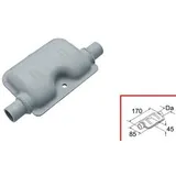 Webasto Abgasschalldämpfer D24 Stahl , Webasto, 1320372A