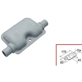 Webasto Abgasschalldämpfer D24 Stahl , Webasto, 1320372A
