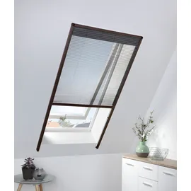 hecht International Hecht Insektenschutz Dachfenster Plissee 80x160cm braun
