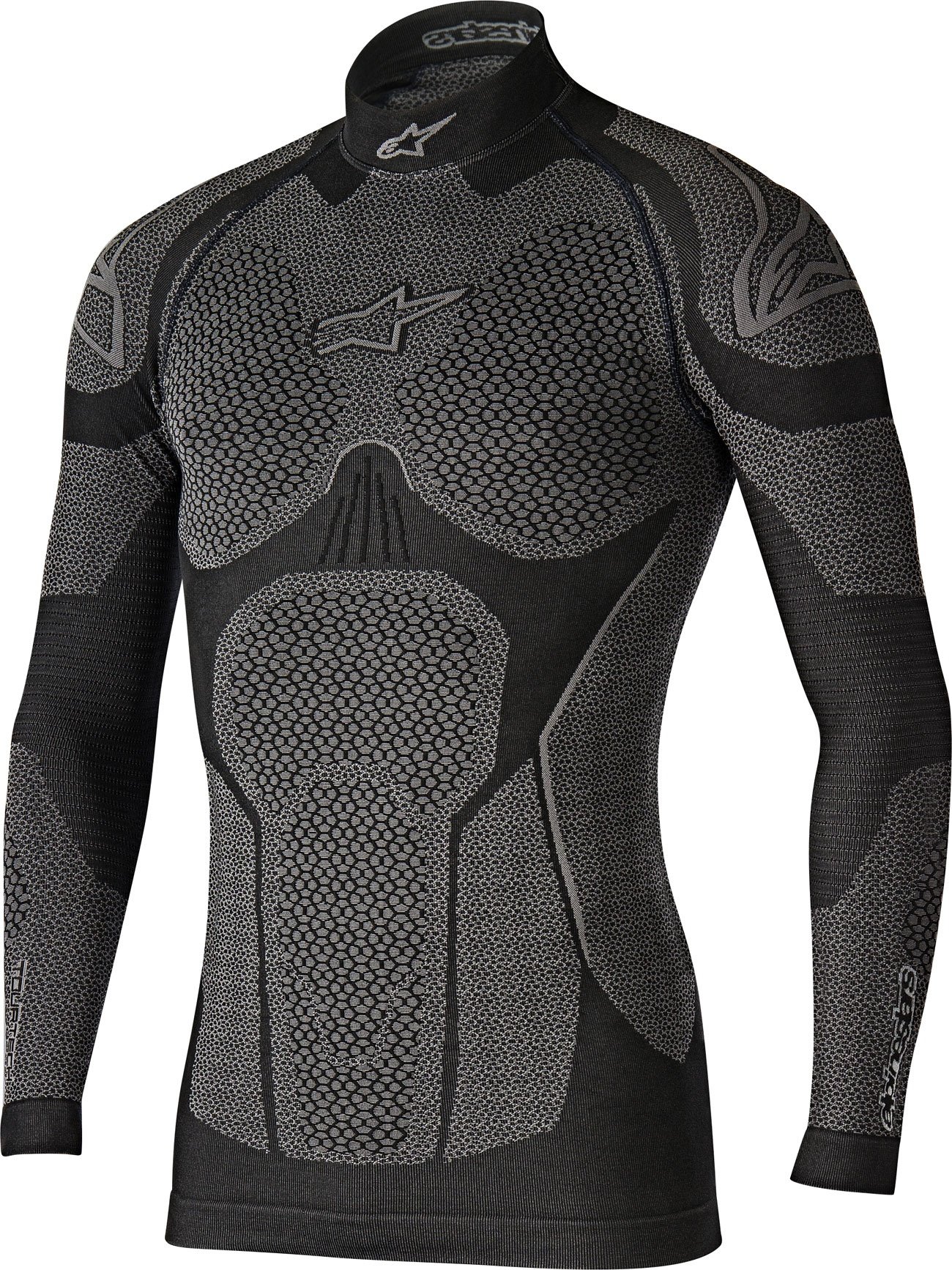 Alpinestars Ride Tech, hiver manches longues t-shirt fonctionnel - Noir/Gris - M/L