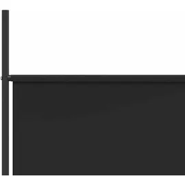 vidaXL Paravent Schwarz 300x200 cm Stoff