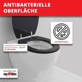 Grafner WC Sitz mit Absenkautomatik Motiv Colored Bubbles