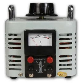 MC-POWER MCP 1000 ANALOG - Ringkern-Stelltrafo, 0-250 V, 4 A, 1000 W, Analog