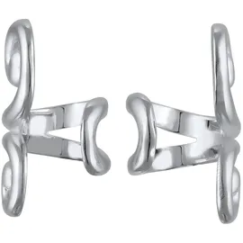 Elli Ohrclips Earcuff Spirale Silber 925 925 Sterling Silber onesize