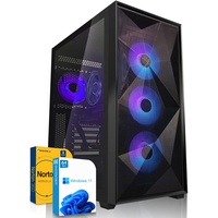 SYSTEMTREFF Gaming PC AMD Ryzen 9 5900X 12x4.8GHz | Nvidia GeForce RTX 4060 8GB DX12 | 1TB M.2 NVMe | 32GB DDR4 RAM | WLAN Desktop Computer Rechner für Gamer, Zocker & Streamer