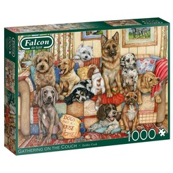 Jumbo Spiele Puzzle 11293 Gathering on the Couch 1000 Teile Puzzle, 1000 Puzzleteile bunt