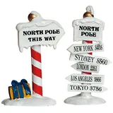 Lemax – North Pole Signs Set Of 2 Art.-nr. 64455