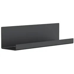 Frost Unu 4043 Gallerie Regal (H 15 x T 11 x L 60cm) schwarz