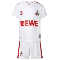 hummel 1. FC Köln Heim Minikit 2023/24 Kinder 9402 white/true red 92