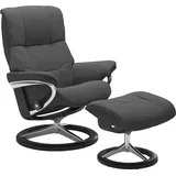 Stressless Stressless® Relaxsessel »Mayfair«, mit Signature Base, Größe S, M & L, Gestell Schwarz, grau