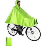 LuxusKollektion Campingstuhl Wasserdichter Radfahren Regenponcho mit Kapuze und reflektierenden