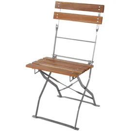 Mojawo Biergarten Set Klapptisch 4 Klappstühle klappbar 120x70cm