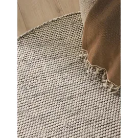 benuta pure Rocco Ø 200 cm beige / schwarz