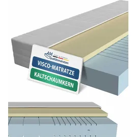 AM Qualitätsmatratzen - Visco-Matratze 90x200 H2 | Hochwertige Matratze mit Viscoauflage | 20 cm Höhe | Germany | 90 x 200 cm