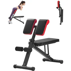 VEVOR Hyperextension Rückentrainer Rückenstrecker Römischer Stuhl Faltbar
