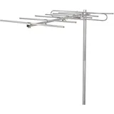 Nedis - TV Antenne - Max. 13dB Verstärkung - VHF: 174-230 MHz - 50km Reichweite - für Draußen