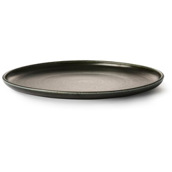 HKliving - Kyoto Teller, Ø 26 cm, schwarz