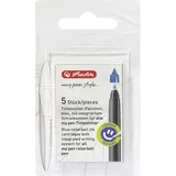 Herlitz Tintenrollerminen 1,0 mm Blau