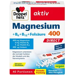Doppelherz Magnesium + B Vitamine Direct Pellets