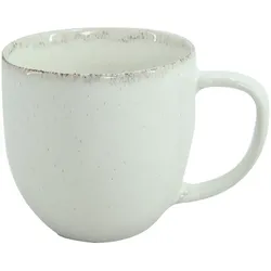 Van Well | URBAN Kaffeebecher 32 cl creme 6er Set  - Steinzeug stylisch, handlicher Kaffee -  Tee Becher