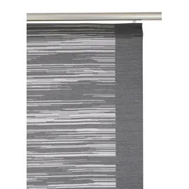 Neutex for you! Padova Schiebegardine Klettband Striche 57x145 cm anthrazit
