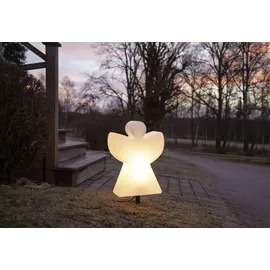 star trading deutschland gmbh Deko-Engel 'Angel', weiß, 40x55 cm, für E27