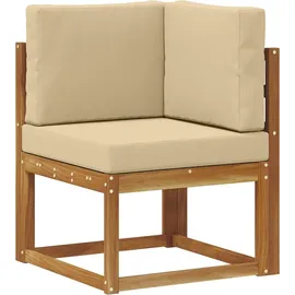 vidaXL Outdoor-Sofagarnitur 5-tlg. Natur