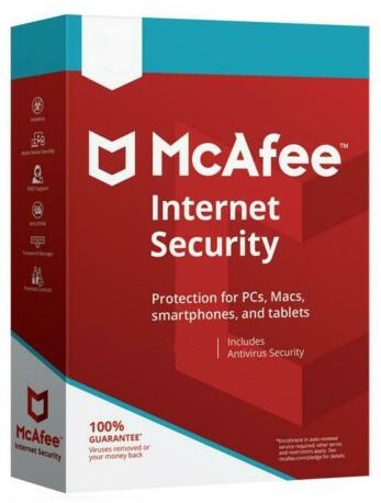 McAfee Internet Security (1 Jahre / 1 Gerät) (Neueste Version + kostenlose Updates)