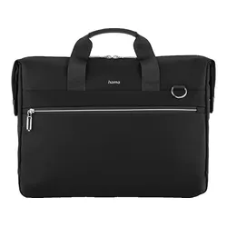 HAMA Ultimate Laptop-Tasche Umhängetasche für Universal Polyester, Schwarz