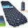 NORDMUT NORDMUT® Isomatte Ultraleicht [mit Reparaturset] – Aufblasbare Luftmatratze Camping kleines Packmaß – Camping Matratze Wetterfest für O... - Dunkelgrau