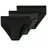 SCHIESSER Rioslip Cotton schwarz/silber XL 3er Pack