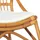 vidaXL Rattanstuhl Leinen 73 x 50 x 78 cm hellbraun