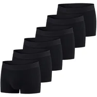 JACK & JONES Boxershorts Herren 6er Pack Basic Trunks