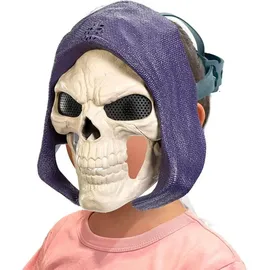 Masters of the Universe Skeletor-Maske, 2026 Film-Aussehen, Licht und Sound, Rollenspielkostüm, Kopf, Superbösewicht-Maske, JKJ15
