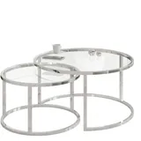 lookway Ciri Silber Glas 70 x 47 cm